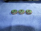 3 Vintage Olds Ambassador Trumpet  Cornet Valve Top Caps Parts In Nice Condition