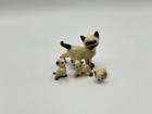 Hagen Renaker Miniature Mini Tiny Siamese Cat Kittens Figurine Ceramic Set 4 Vtg