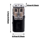 50pc 2-way Quick Wire Connectors Waterproof Locking Buckle 18-22awg Solderless