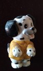 Vintage Dalmatian Dog Puppy Magnets Giftco China Set 3