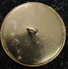 Ex Rare Large Antique Art Nouveau Lady Brass Button  Ca   1890s early 1900s