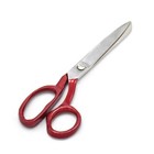7 Inch Tailor Scissors Heavy Duty Carpet   Upholstery Shears Red Colour