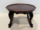 Antique Joseon Period Korean Lacquer Wooden Soban Table  13 1 4  Dia  9  High