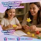 Origami Papers Kit - Multicolor Flower Origami Kit For Kids teens And Adults Age