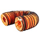 8 16   Pvc Flexible Duct Hose 16 4 25ft  W adjustable Rope D Hook steel Support
