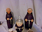 Vintage  Goebel Friar Tuck Brown   drinking Isn t A Sin  7 Piece Set   Vgc