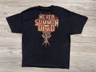 Wwe Authentic The Undertaker Never Summon The Dead T-shirt Mens Size  xl  Y2k