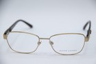 New Ralph Lauren Rl 5096q 9324 Gold Black Authentic Designer Eyeglasses 52-16