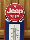 Jeep Thermometer Sign Part Service Garage Truck Vintage Style Gas Oil Lift Kit 1
