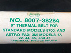 Mimeo 9  Thermal Belt For Models 8700   Astro-fax 3m Models Thermal Processors
