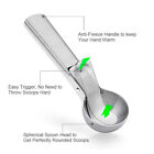3pcs Ice Cream Scoop Easy Trigger Stainless Steel Cookie Watermelon Dough Spoon