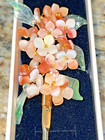Retro Floral Flower Bead Hair Stick Hairpin