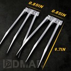 Dmar Plastic Wolf Claws For Adults  Cosplay  One Pair Silver