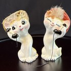 Vintage Ceramic Cats With Hats