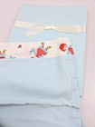 Raggedy Ann And Andy Like Crib Flat Sheet With Pillow Case Vtg Cute
