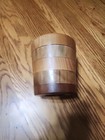 Hand Crafted Wood Turned Bowl Pioneer Rustic Cabin Trinket Cedar Pine 4 5 X 5