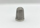 Antique Victorian Solid Sterling Silver Thimble - Birmingham 1898