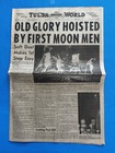 Tulsa Daily World Newspaper July 21 22 1969 Apollo 11 Men On The Moon