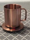 Ember Copper Color Temperature Control Coffee Cup   Mug With Charging Base