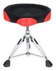 Rockville Rds53 Black red Double Braced Drum Throne 4  Padding  Lockable Height