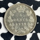 1886 Canada 5 Cents Lot jm9631 Silver  Nice 