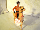 1950 s Jim Hardie Hartland 5 Inch Mini Western Rider Set  custom Hang Tag  7