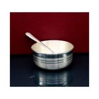 999 Silver Bowl And Spoon Vessel Utensil For Home Kitchen Use Ideal Gifting Item