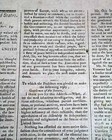 Rare Short Lived 18th Century Boston W  Preident John Adams 1798 Old Newspaper