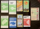             large Lot Of Vintage Ussr Reference And Tourist Maps  37 Items              