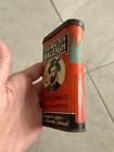 Vintage 1920s Sir Walter Raleigh Hinged Empty Tobacco Pocket Tin Country Antique