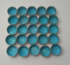 Vintage 25 Silver Coke Coca Cola Bottle Top Caps 1 1 8  Diam -lot 7 No Threads