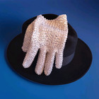 Michael Jackson Exact Replica Crystal Glove  biopic  Thriller  Bad  Dangerous 