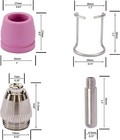 60pcs Sg-55 Ag-60 Wsd-60 Plasma Cutter Torch Consumables Kit Tips Cut50 60amp