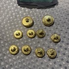 Lauren Ralph Lauren Waterbury Gold Tone Blazer Button Lot 10 Replacement Set