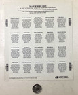 Usps     the Art Of Disney Magic    41 Cent Postage Stamps One Sheet 20stamps  2006
