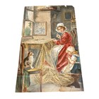 Vintage Fishermaiden Mother Child Nets Chromolithograph Prints Art Set 7 75x13