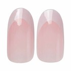 Cala Press-on Nail Kit Glam Couture - Med Oval French- 24 Pc