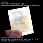 20 Gram X 100 Pk  dry   Dry  Food Grade Orange Indicating Silica Gel Packets