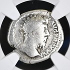 Roman Empire Marcus Aurelius Ar Silver Denarius Ad 161-180 Ngc Certified Genuine
