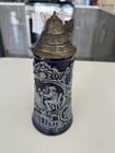German Beer Stein Mug With Lid Made In Germany 10     Tall