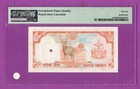 Nepal 20 Rupees  1982   1987  Ascending Ladder S n Pmg 66 Epq Gem Unc Lt 95
