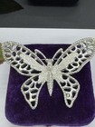 Vintage Sarah Coventry Silver Butterfly Brooch Pin  2 1 4 