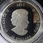 2017 Canada  20 1 Oz Silver Jewel Of The Rain Proof Coin