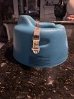 Bumbo Portable Baby Floor Seat W  Safety Straps  Blue  Infant