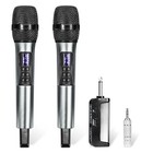 Wireless Microphone Karaoke System With Rechargeable Bluetooth 