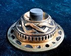Working Antique 1890 Electric Doorbell Victorian Eastlake Ornate Polished Brass