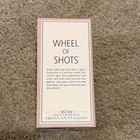 Barbuzzo Wheel Of Shots Party Drinking Game With Heavy Duty Glass For Adults