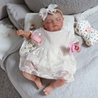 Handmade Reborn Baby Dolls Real Life Newborn Girl Doll Gift Vinyl Silicone Doll