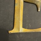 Vintage Cast Iron Letter    e    Sign 10    Architectural Salvage Industrial Decor