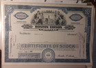 Stock Certificate 50 Shares - Boston Edison Company Feb 11 1966  4e-4418 wb1 